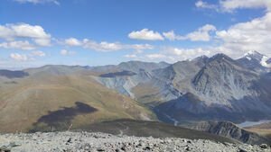 На подходе к озеру Акем, Алтай