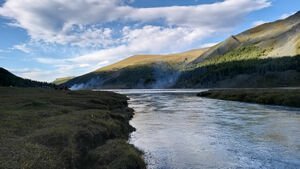 На подходе к озеру Акем, Алтай