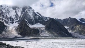 Вид с горы Ак-Оюк. Алтай, район г.Белуха.