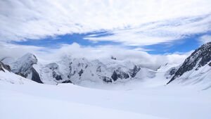 Вид с горы Ак-Оюк. Алтай, район г.Белуха.